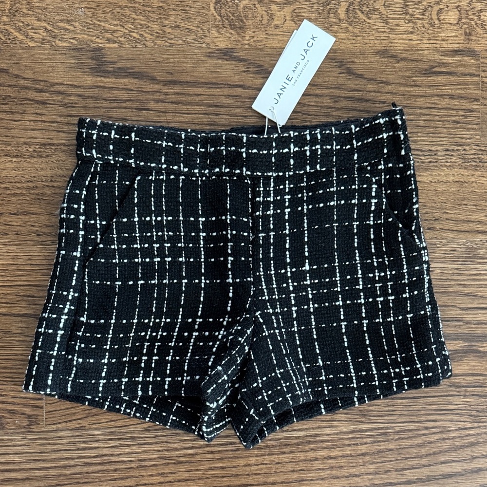 Black & White Tweed Janie And Jack New With Tag Shorts